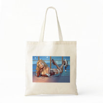 Sexy Ms Claus Santa's Wife in Lingerie by Al Rio Tote Bags