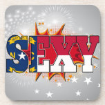 Sexy North Carolinian Beverage Coaster