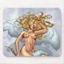 Sexy, Nude Cupid Angel design by Al Rio mousepad