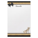 Sexy Nude Heels and Leopard Stationery