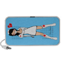 Sexy Nurse Akako Doodle Speaker speakers