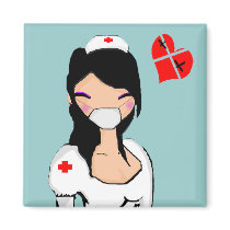 Sexy Nurse Akako Magnet