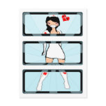 Sexy Nurse Akako Postcard