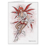 Sexy Nurse Fairy Note Card