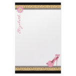 Sexy Pink Heels and Leopard Stationery