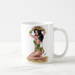 Sexy Pinup Girl from Brazil in Bikini by Al Rio Coffee Mugs