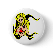 Sexy PinUp Girl Tattoo buttons by WhiteTiger_LLC Sexy PinUp Girl Tattoo buttons