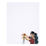 Sexy Pirate Girl Pinup Girl by Al Rio Letterhead Template