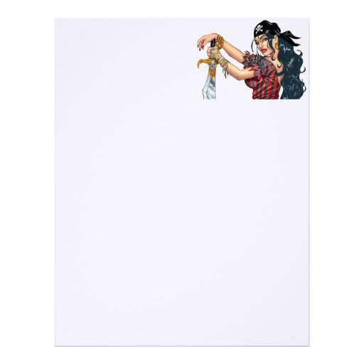 Sexy Pirate Girl Pinup Girl By Al Rio Letterhead Zazzle 1805