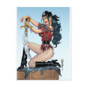 Sexy Pirate Girl Products by Al Rio postcards