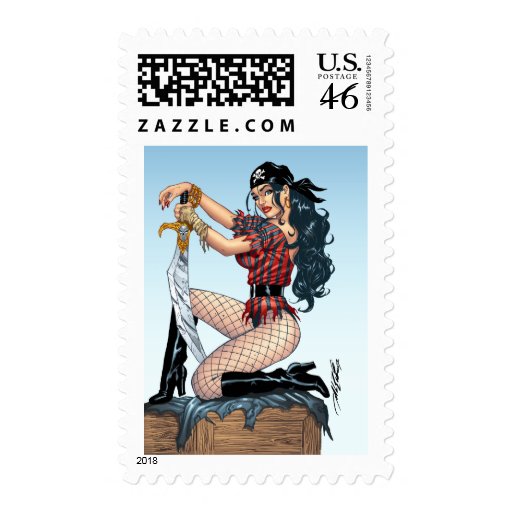 Sexy Pirate Girl Products by Al Rio Stamps