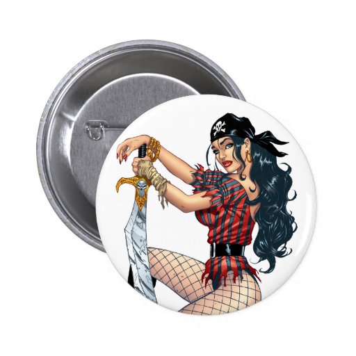 Sexy Pirate Pin-up Girl Customizable by Al Rio