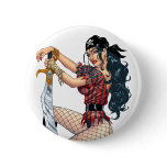 Sexy Pirate Pin-up Girl Customizable by Al Rio buttons