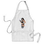Sexy Police Girl In Lingerie with Night Stick Aprons