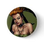 Sexy Punk Alternative Girl Pinup by Al Rio buttons