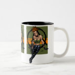 Sexy Punk Alternative Girl Pinup by Al Rio Mug