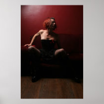 Sexy punk girl posters