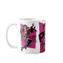 Sexy Punk Rock Girl by the comic artist Al Rio Coffee Mugs