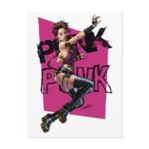Menina "sexy" do punk rock pelo Al Rio do artista cartées postais by AlRioArt Menina "sexy" do punk rock pelo Al Rio do artista cartées postais