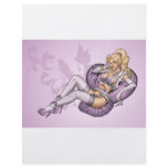 Sexy Purple Lingerie Pinup Girl by Al Rio Full Color Flyer