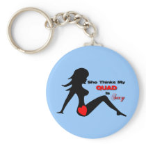 Sexy Quad Keychain