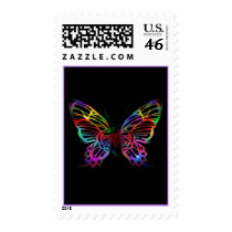 SEXY RAINBOW BUTTERFLY PATTERN POSTAGE