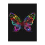 SEXY RAINBOW BUTTERFLY PATTERN POST CARD