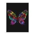SEXY RAINBOW BUTTERFLY PATTERN postcards by onelinetees SEXY RAINBOW BUTTERFLY PATTERN postcards