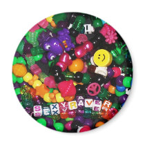 Sexy Raver "Kandi" magnets by JuJusGardens Sexy Raver "Kandi" magnets