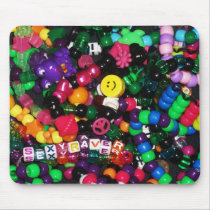 Sexy Raver "Kandi" Mouse Mats