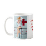 Sexy Red Head Nurse - Customizable Mug by Al Rio