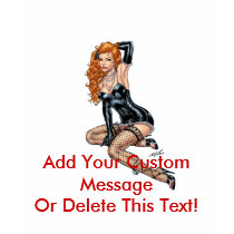 Sexy Redhead in Black Lingerie by Al Rio t-shirts by AlRioArt Sexy Redhead in Black Lingerie by Al Rio t-shirts