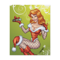 Sexy Redhead Ms Claus, Santa's wife by Al Rio Flyers