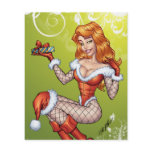 Sexy Redhead Ms Claus, Santa's wife by Al Rio flyers