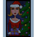 Sexy Santa Girl - Christmas T-Shirt by folkartblonde Sexy Santa Girl - Christmas T-Shirt