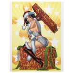 Sexy Santa's Christmas Present original by Al Rio Customized Letterhead