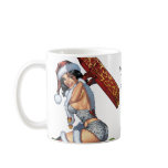 Sexy Santa's Christmas Present original by Al Rio Mug