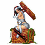 Sexy Santa's Christmas Present original by Al Rio Photo Cutout