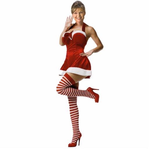 Sexy Sarah Palin Christmas xmas Ornament Photo Cut Out