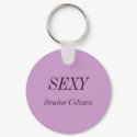 SEXY, Senior Citizen Keychain