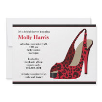 Sexy Shoe Bachelorette Party Invitation