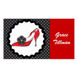 Sexy Shoe Profile Card profilecard