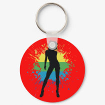 sexy silhouette. hi-fi. keychains