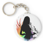 sexy silhouette. hi-fi. keychain