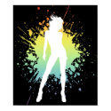 sexy silhouette : splat : v.1 : posters by chromatosis sexy silhouette : splat : v.1 : posters