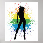 sexy silhouette : splat : v.1 : posters