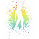 sexy silhouette : splat : v.1 : t-shirts by chromatosis sexy silhouette : splat : v.1 : t-shirts