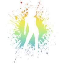 sexy silhouette : splat : v.1 : t-shirts
