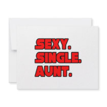 Sexy Single Aunt Custom Invite