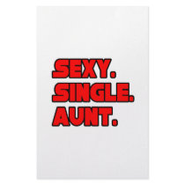 Sexy Single Aunt Customized Stationery